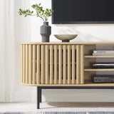 71 Inch Contemporary Oval TV Stand - TV Stands available at Alpine Outlets in Denver