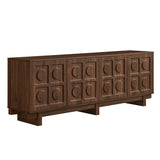 71 Inch Sculptural Grid TV Stand - TV Stands available at Alpine Outlets in Denver