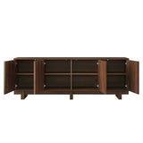 71 Inch Sculptural Grid TV Stand - TV Stands available at Alpine Outlets in Denver