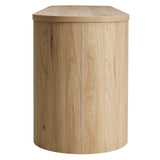 71 Inch Sophisticated Oval TV Cabinet - TV Stands available at Alpine Outlets in Denver