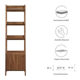71" Slim Tiered Display Bookshelf with Concealed Storage - Bookcases available at Alpine Outlets in Denver
