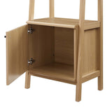 71" Slim Tiered Display Bookshelf with Concealed Storage - Bookcases available at Alpine Outlets in Denver