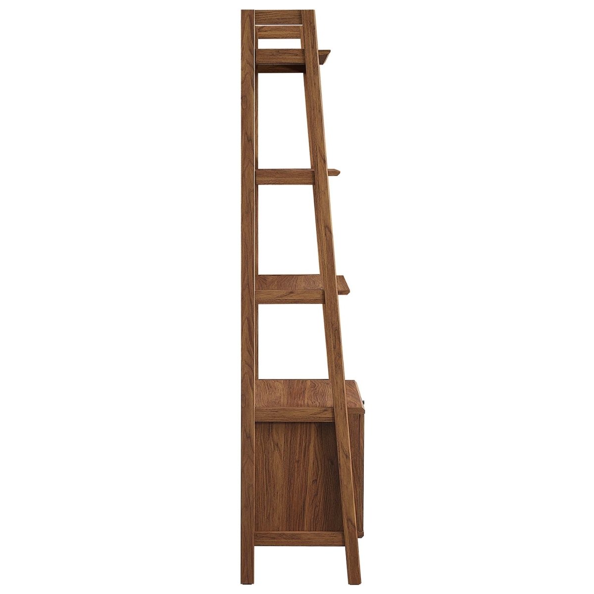 71" Slim Tiered Display Bookshelf with Concealed Storage - Bookcases available at Alpine Outlets in Denver