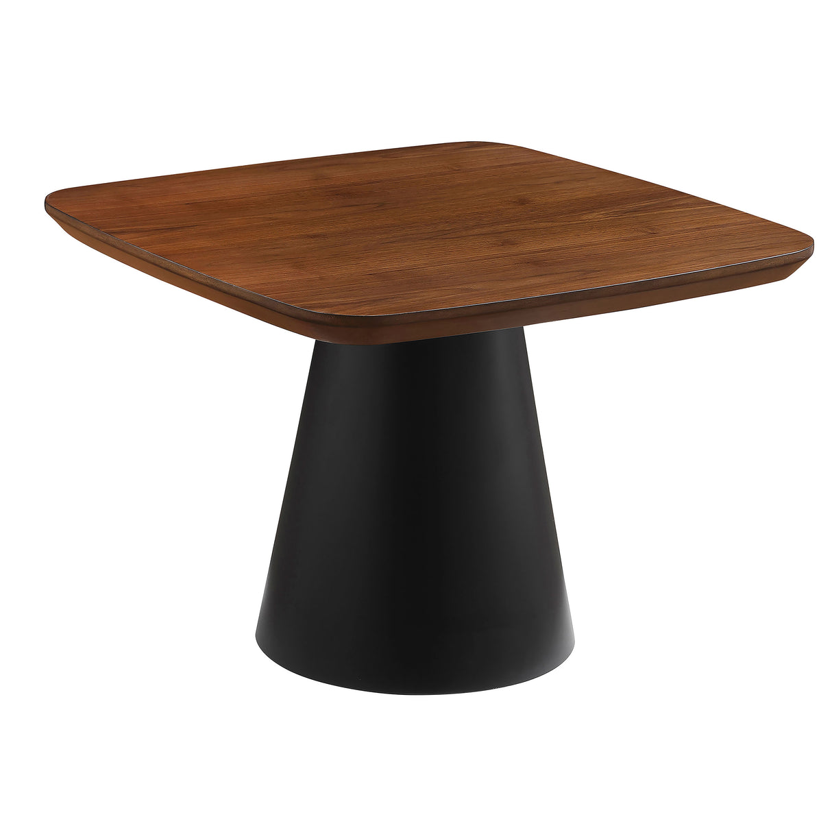 Eason 2-Piece Coffee Table Set Walnut and Black