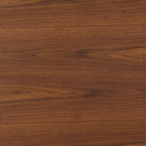 Eason 2-Piece Coffee Table Set Walnut and Black