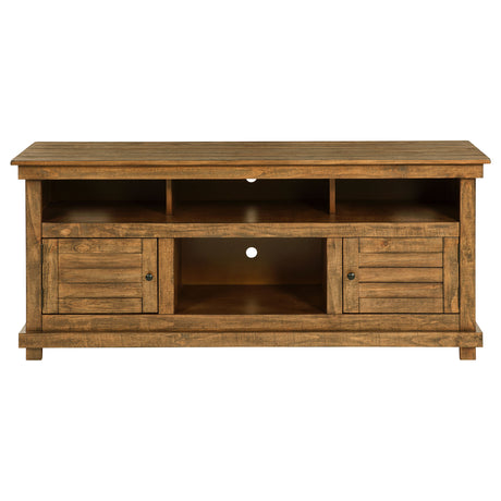 Payne 60-Inch TV Stand Media Console Distressed Brown
