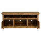 Payne 60-Inch TV Stand Media Console Distressed Brown