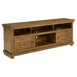 Payne 70-Inch TV Stand Media Console in Distressed Brown