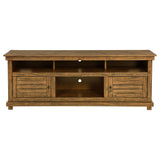 Payne 70-Inch TV Stand Media Console in Distressed Brown
