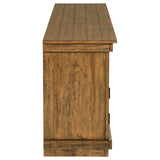 Payne 70-Inch TV Stand Media Console in Distressed Brown