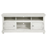 Payne 60-Inch TV Stand Media Console Distressed White