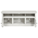Payne 60-Inch TV Stand Media Console Distressed White