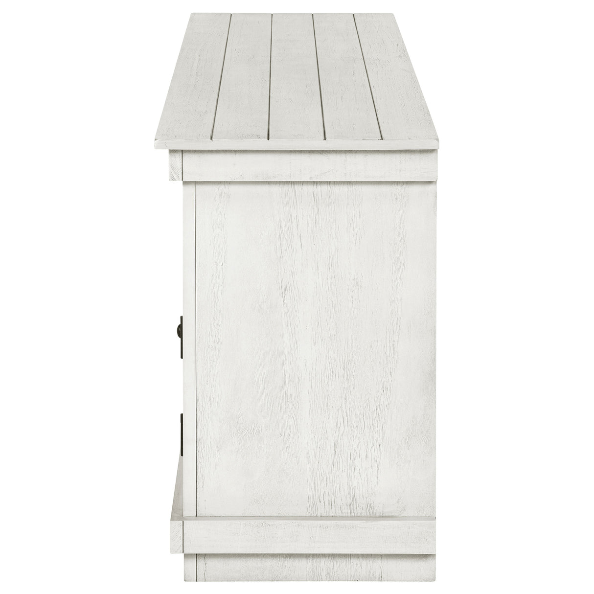 Payne 60-Inch TV Stand Media Console Distressed White