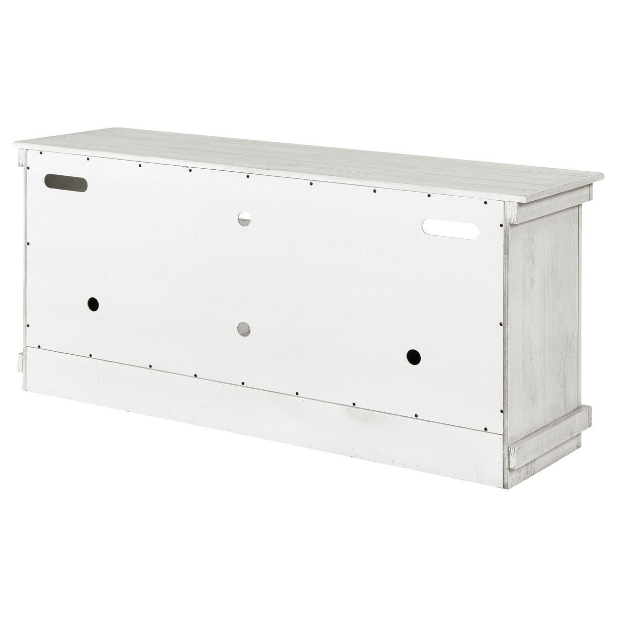 Payne 60-Inch TV Stand Media Console Distressed White
