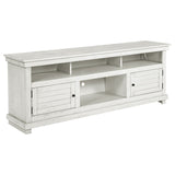 Payne 70-Inch TV Stand Media Console Distressed White