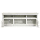 Payne 70-Inch TV Stand Media Console Distressed White