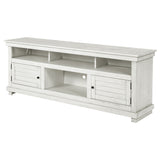 Payne 70-Inch TV Stand Media Console Distressed White