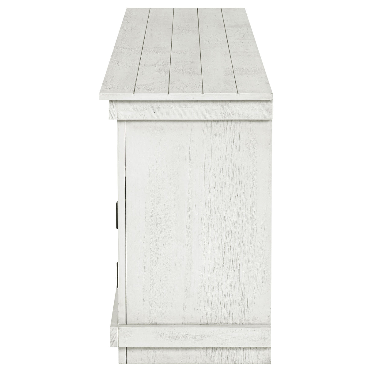 Payne 70-Inch TV Stand Media Console Distressed White
