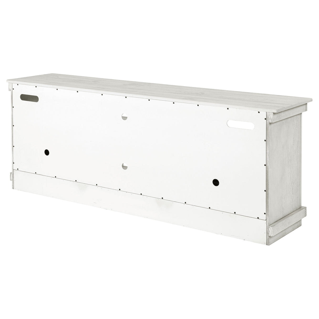 Payne 70-Inch TV Stand Media Console Distressed White