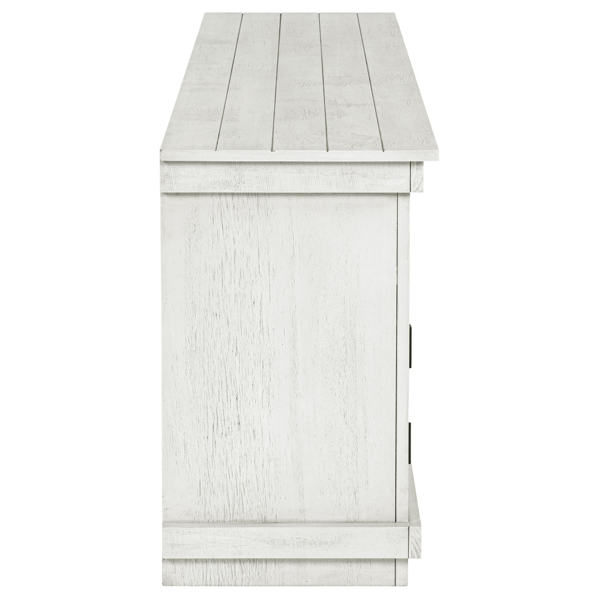 Payne 70-Inch TV Stand Media Console Distressed White
