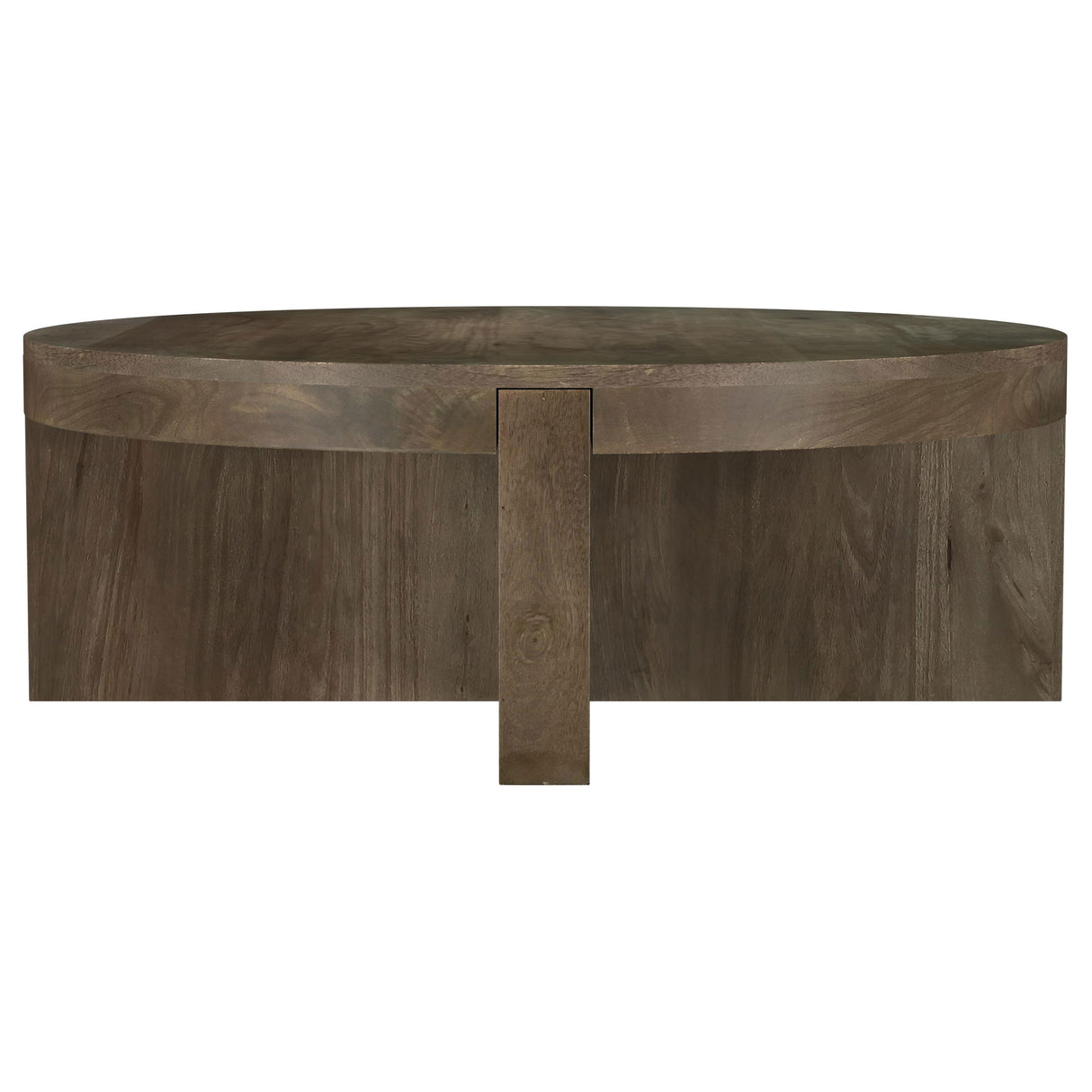 Kinkaid 2-Piece Solid Wood Coffee and End Table Set Brown
