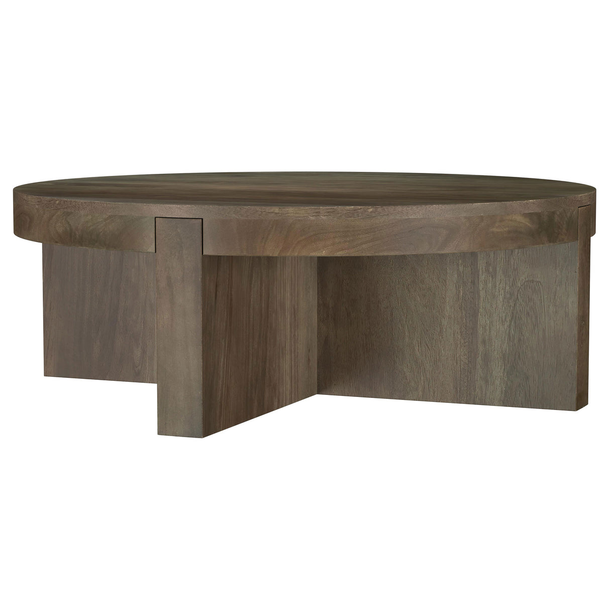 Kinkaid 2-Piece Solid Wood Coffee and End Table Set Brown