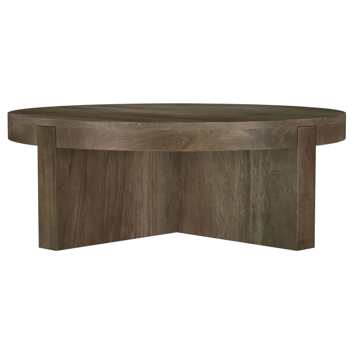 Kinkaid 2-Piece Solid Wood Coffee and End Table Set Brown