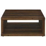 Frisco Square Dark Pine Coffee Table with Storage