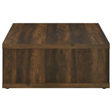 Frisco Square Dark Pine Coffee Table with Storage