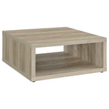 Frisco 2-Piece Coffee and End Table Set in Distressed Pine