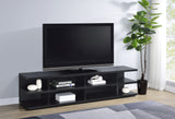Cartmill 78-Inch 2-Tier TV Stand Media Console, Black