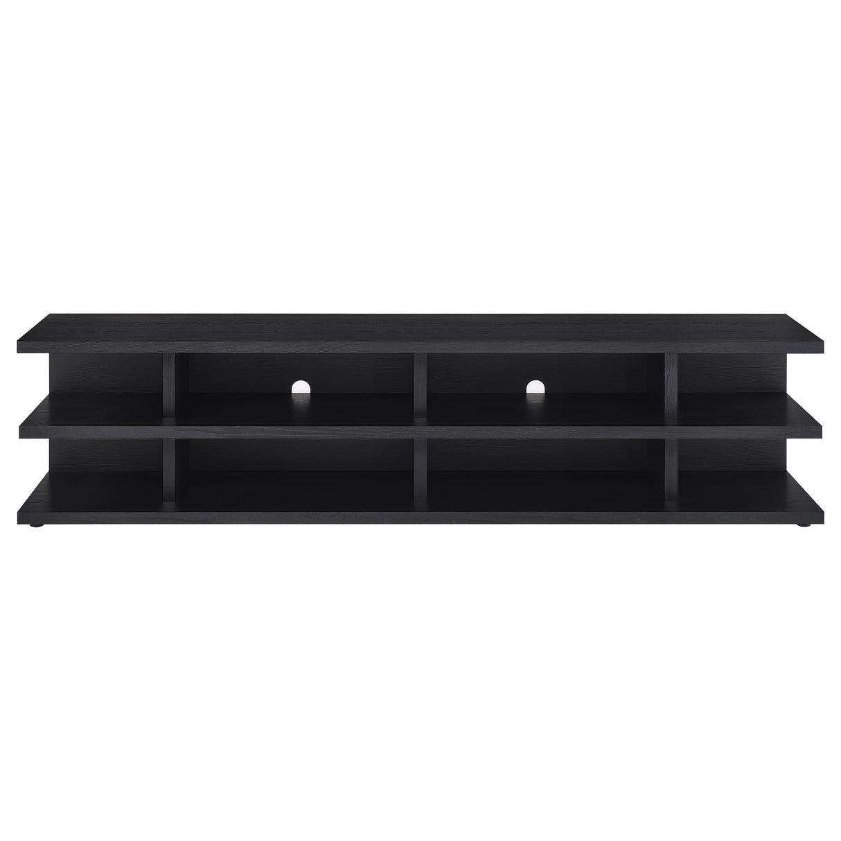 Cartmill 78-Inch 2-Tier TV Stand Media Console, Black
