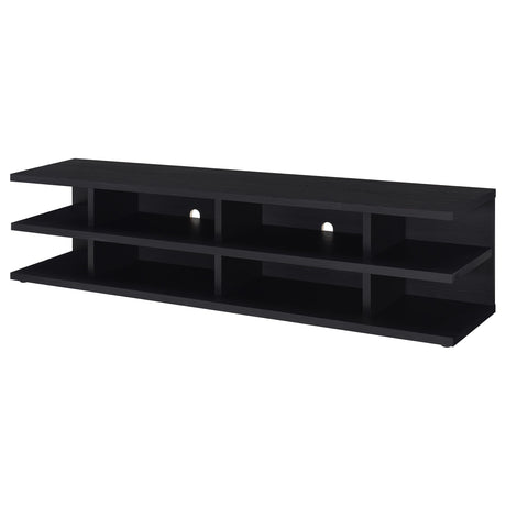 Cartmill 78-Inch 2-Tier TV Stand Media Console, Black