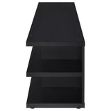 Cartmill 78-Inch 2-Tier TV Stand Media Console, Black