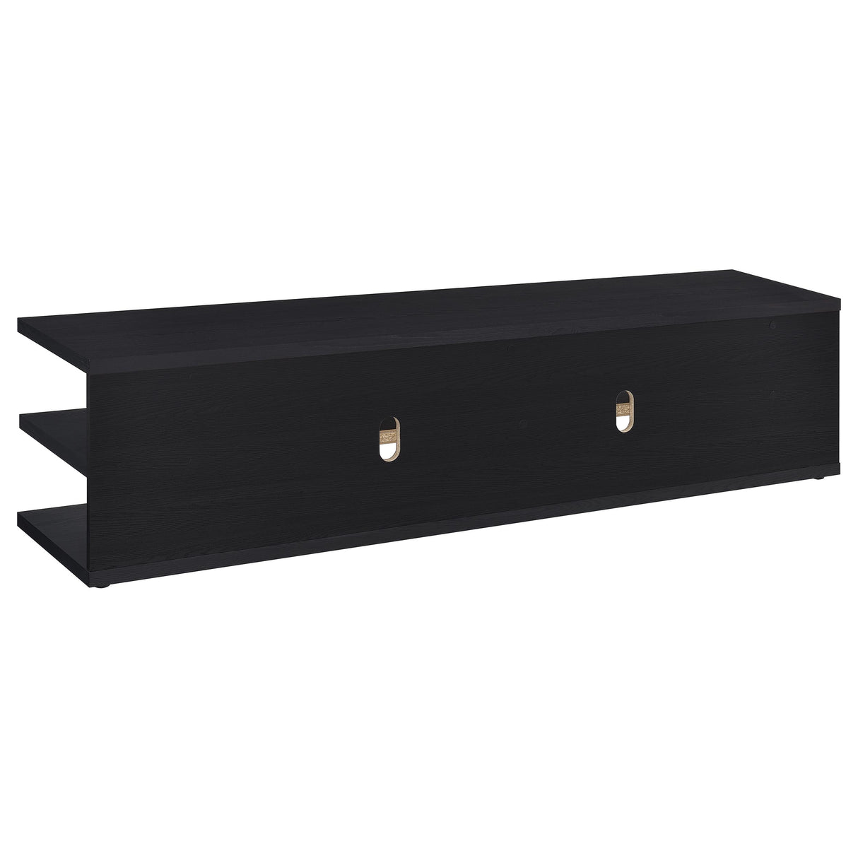 Cartmill 78-Inch 2-Tier TV Stand Media Console, Black