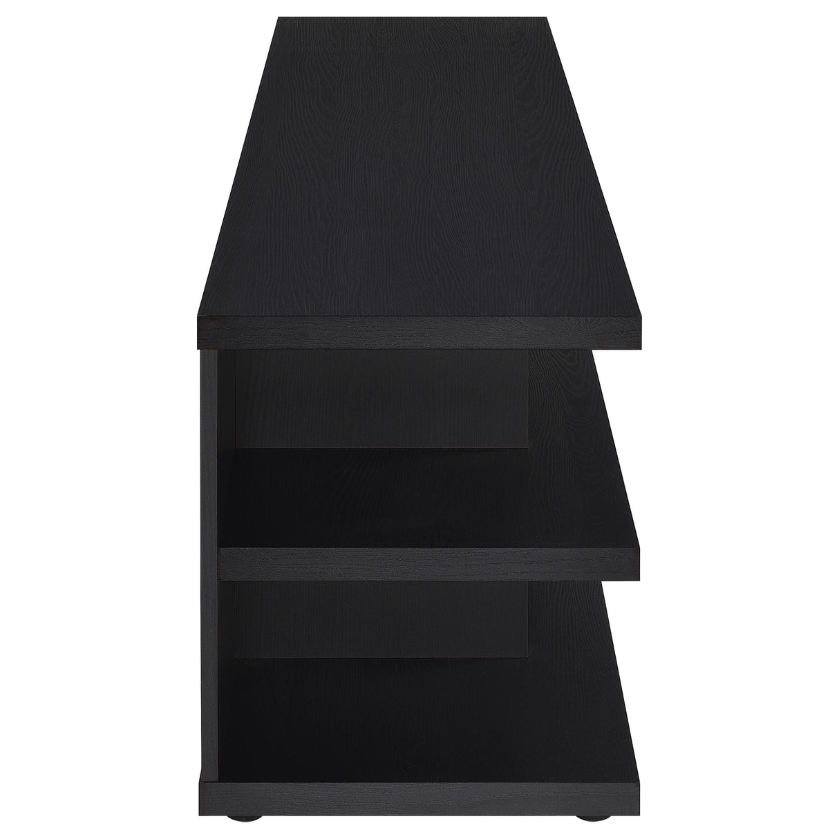 Cartmill 78-Inch 2-Tier TV Stand Media Console, Black
