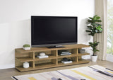 Cartmill 78-Inch 2-Tier TV Stand Media Console, Mango