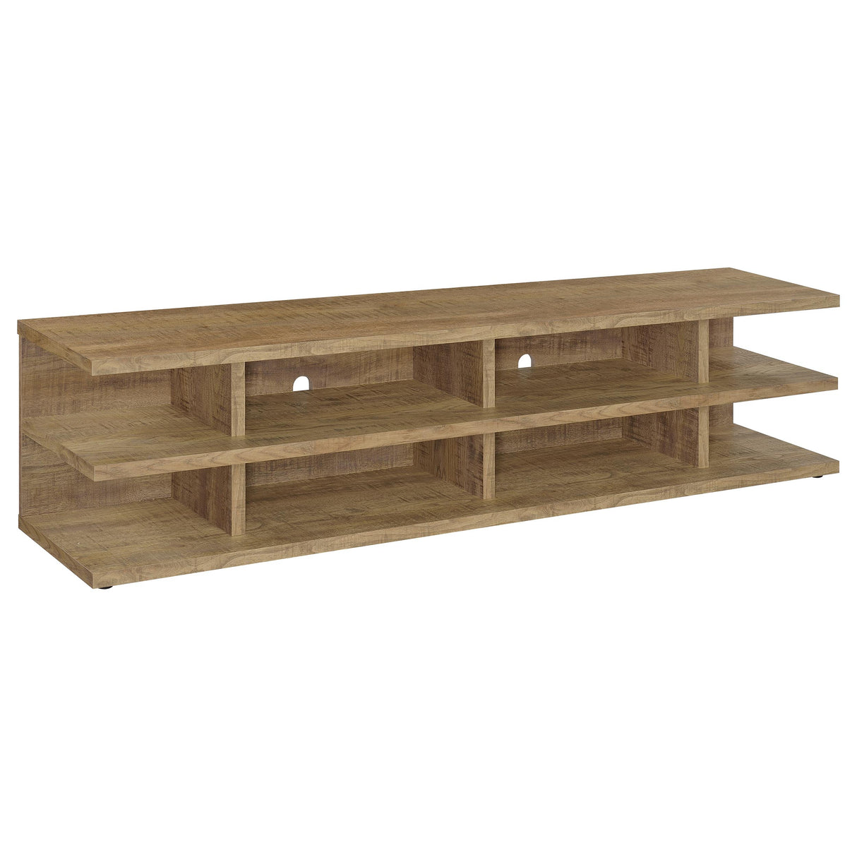 Cartmill 78-Inch 2-Tier TV Stand Media Console, Mango