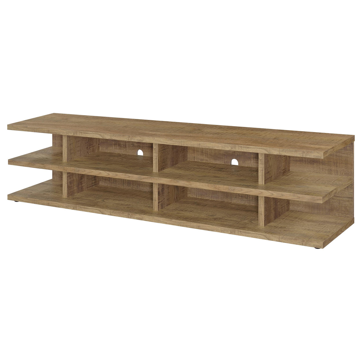 Cartmill 78-Inch 2-Tier TV Stand Media Console, Mango