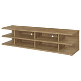 Cartmill 78-Inch 2-Tier TV Stand Media Console, Mango