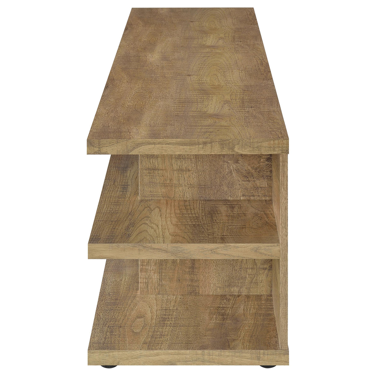 Cartmill 78-Inch 2-Tier TV Stand Media Console, Mango