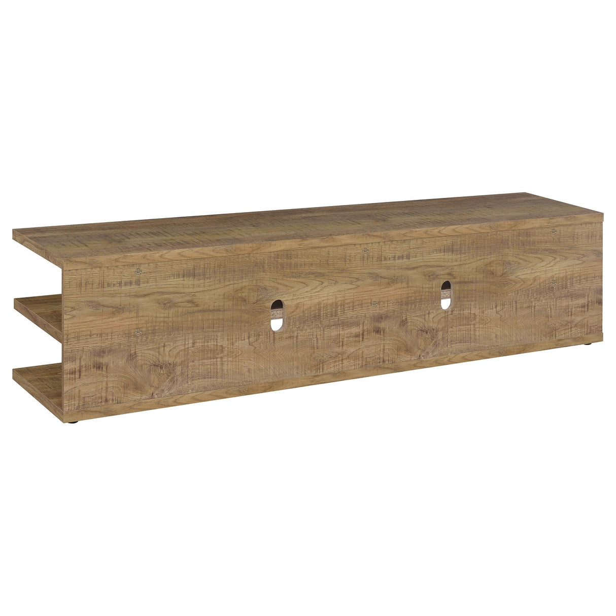 Cartmill 78-Inch 2-Tier TV Stand Media Console, Mango