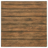 Payne Wood End Table with Shelf - Distressed Brown