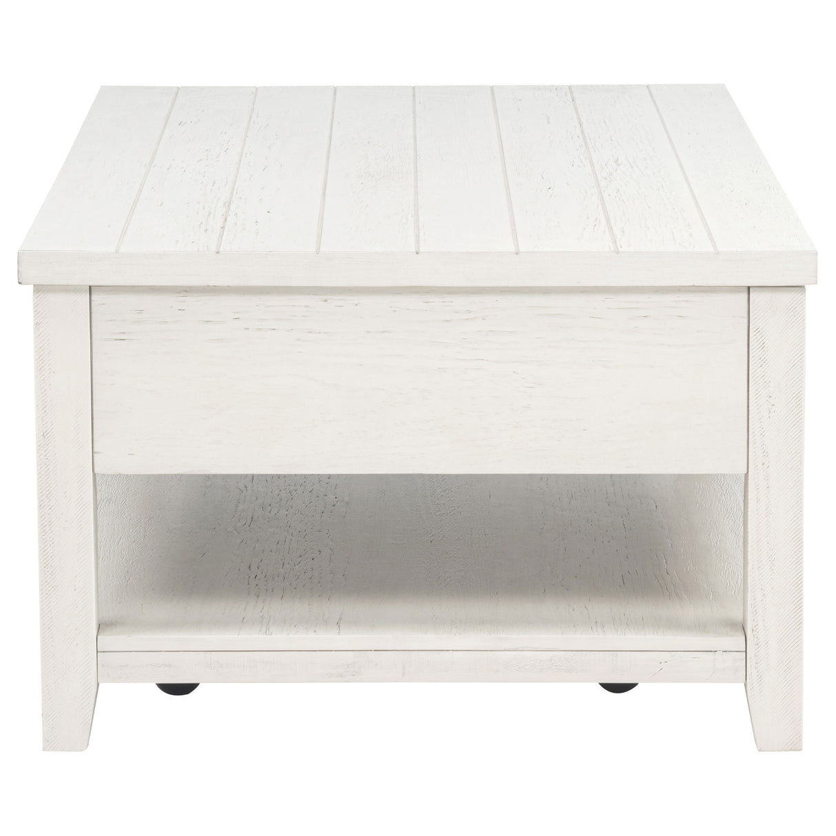 Payne 48-Inch Mobile Lift Top Coffee Table in Distressed White