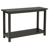 Payne Wood Entryway Console Table in Distressed Java