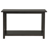 Payne Wood Entryway Console Table in Distressed Java