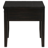 Concord 1-Drawer Square End Table, Distressed Java