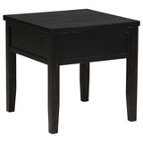 Concord 1-Drawer Square End Table, Distressed Java