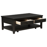 Concord 2-Piece Coffee and End Table Set, Distressed Java