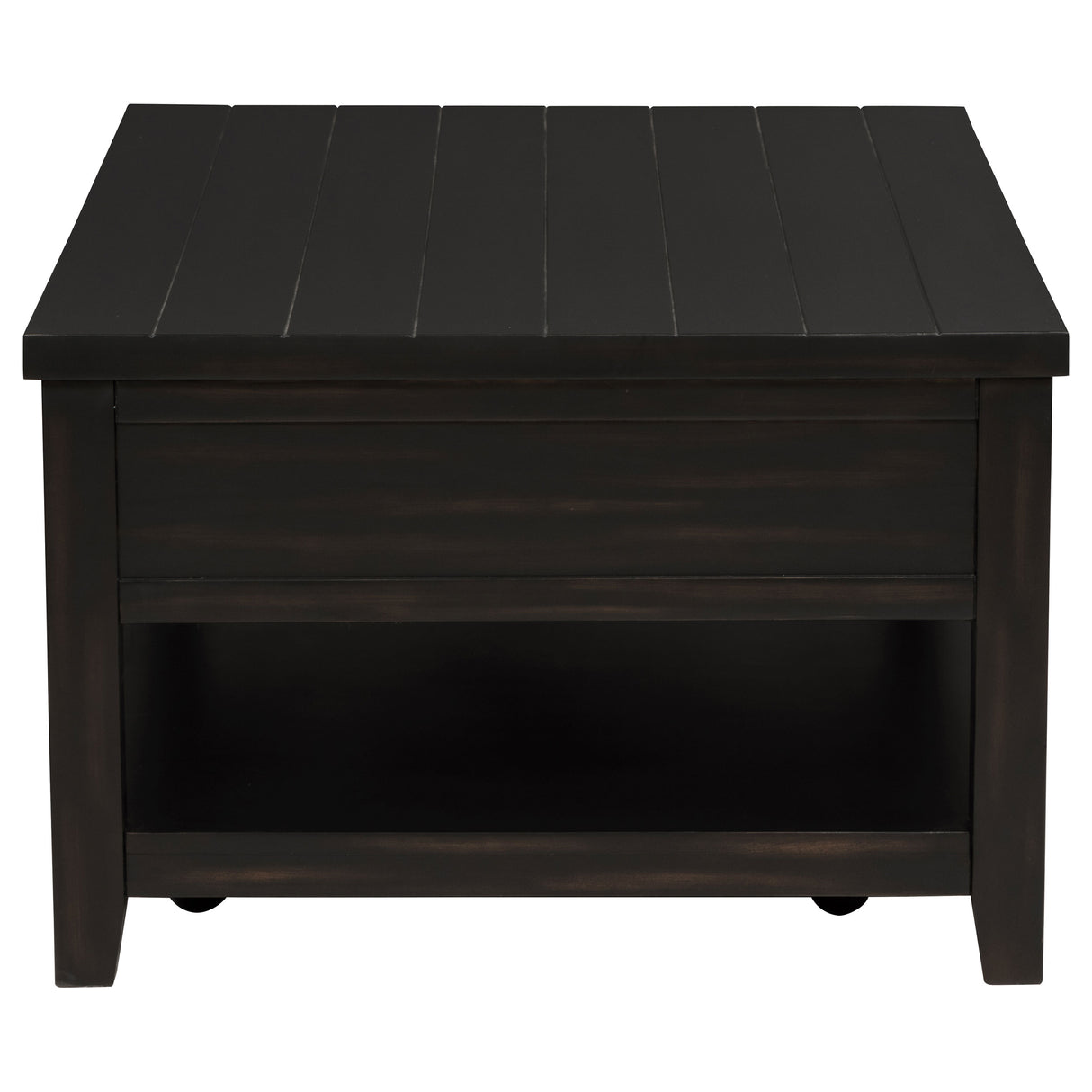 Concord 2-Drawer Coffee Table, Distressed Java